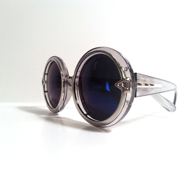 Large Round Double Ring Frame Multicolor Lenses - Picture 6 of 6